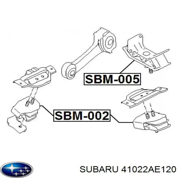 Taco de caja de cambios Subaru 41022AE120 precio, desde 31,63 EUR