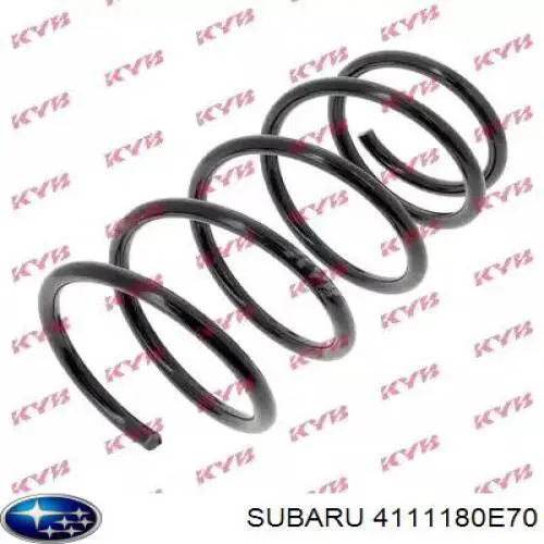 4111180E70 Subaru Muelle delantero