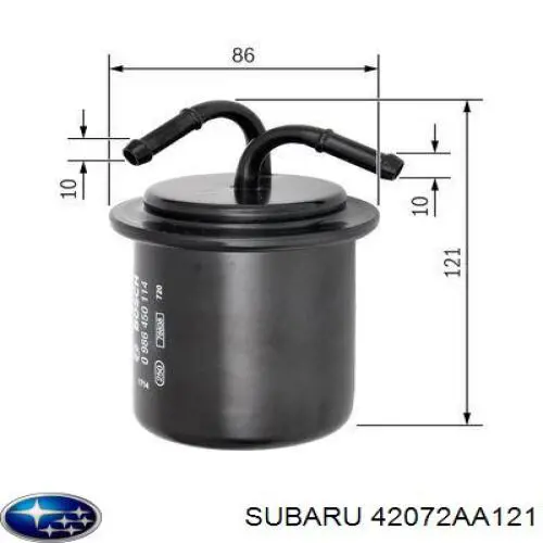 Comprar 42072AA121 Subaru Filtro diesel
