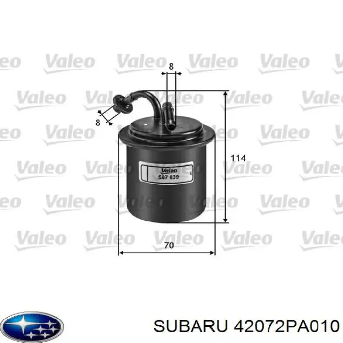 42072PA010 Subaru filtro de combustible