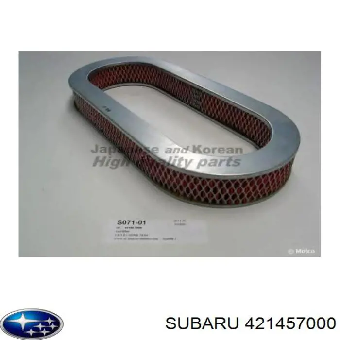 421457000 Subaru filtro de aire