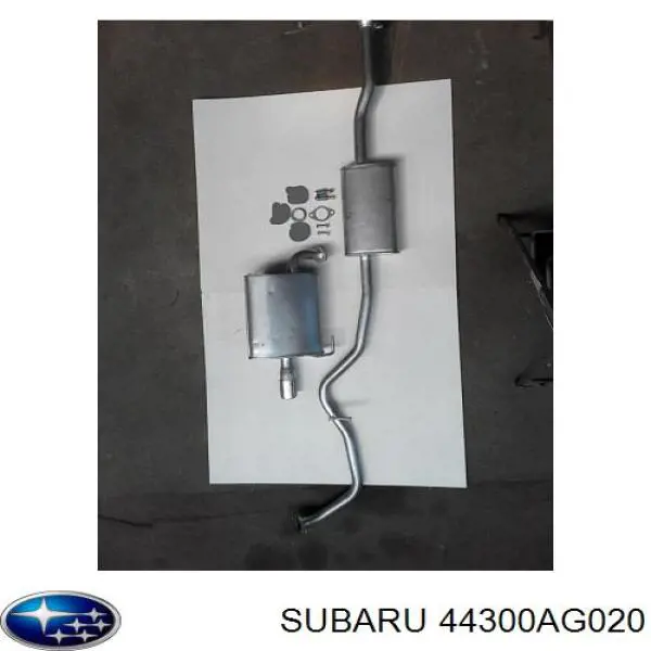 44300AG020 Subaru silenciador posterior