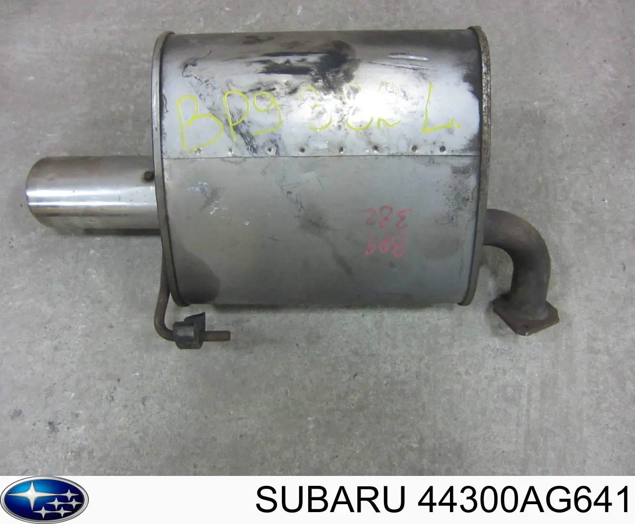 44300AG641 Subaru silenciador posterior