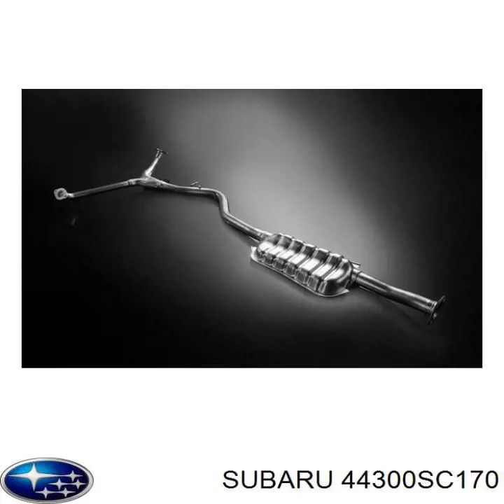 44300SC170 Subaru silenciador posterior