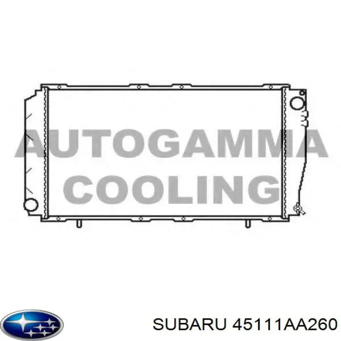 Água radiador Subaru 45111AA260 precio, desde 113,54 EUR