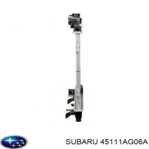 45111AG06A Subaru radiador refrigeración del motor