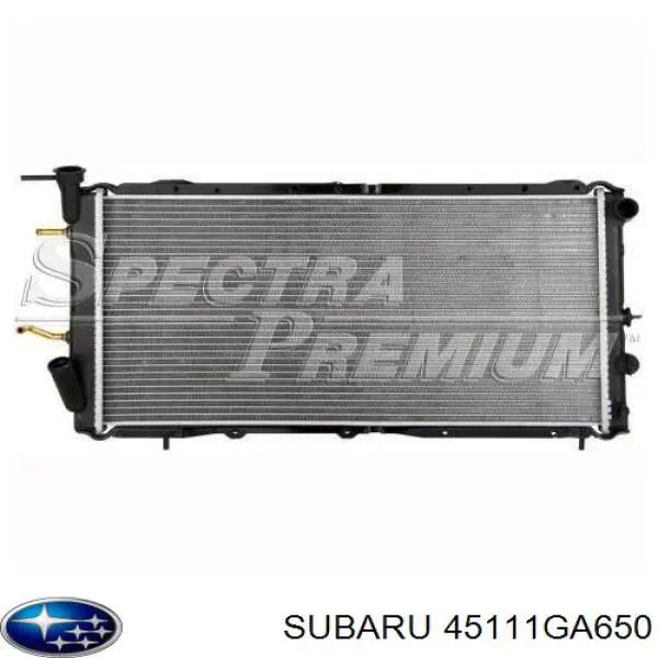 45111GA650 Subaru radiador refrigeración del motor