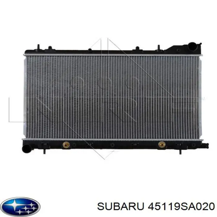 45119SA020 Subaru radiador refrigeración del motor