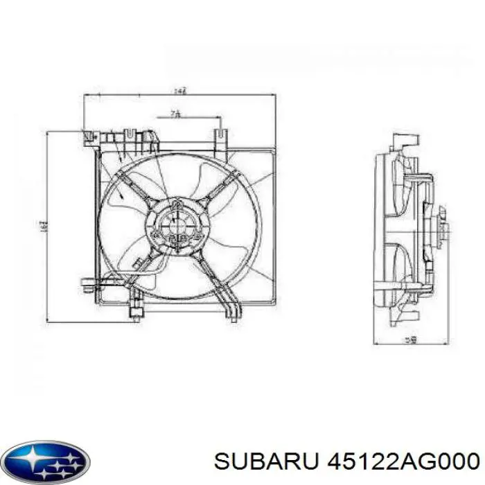 Comprar 45122AG000 Subaru Bastidor, radiador
