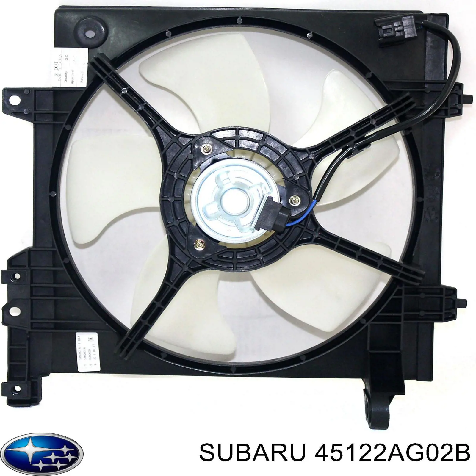 45122AG02B Subaru rodete ventilador, refrigeración de motor izquierdo