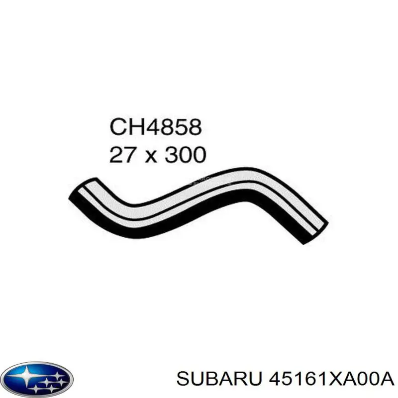 45161XA00A Subaru tubería de radiador arriba