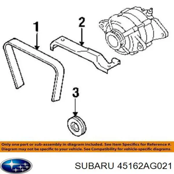 Comprar 45162AG020 Subaru Manguera superior del depósito de expansión