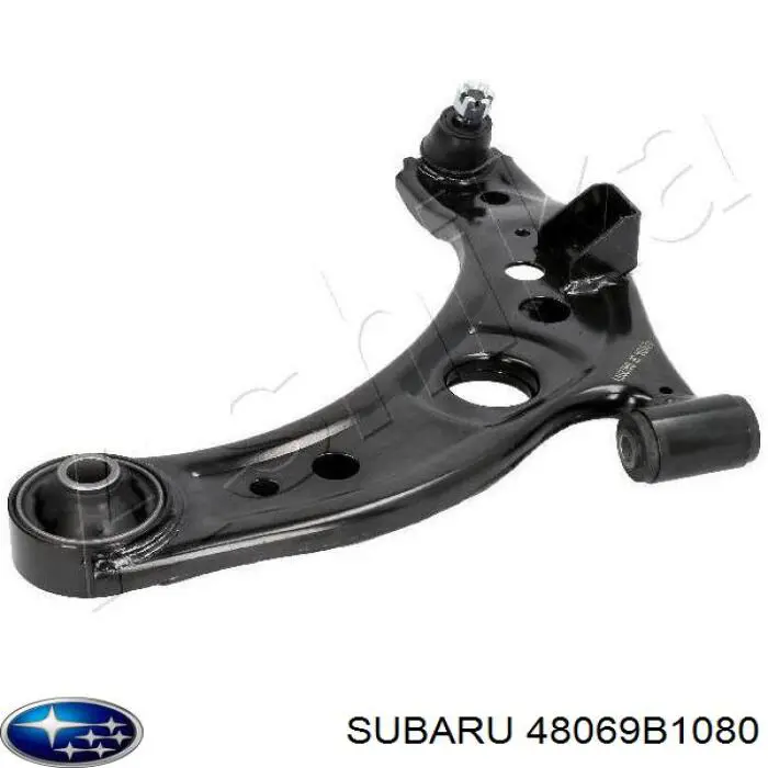 48069B1080 Subaru barra oscilante, suspensión de ruedas delantera, inferior izquierda