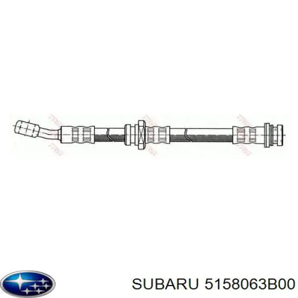 5158063B00 Subaru latiguillo de freno delantero