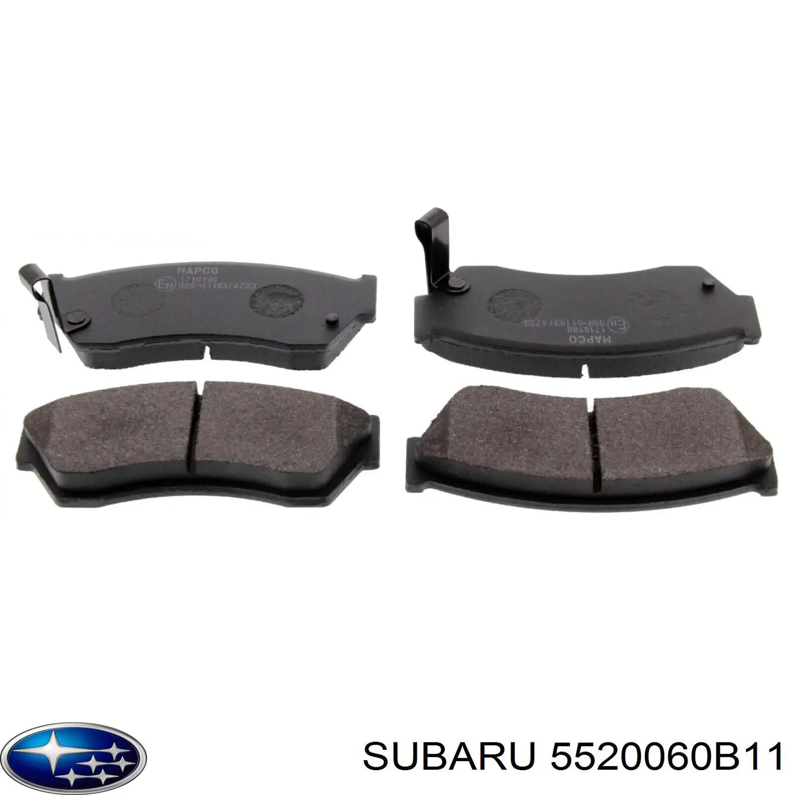 5520060B11 Subaru pastillas de freno delanteras