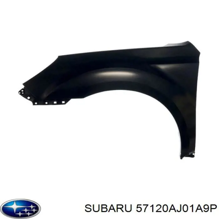 57120AJ01A9P Subaru guardabarros delantero izquierdo