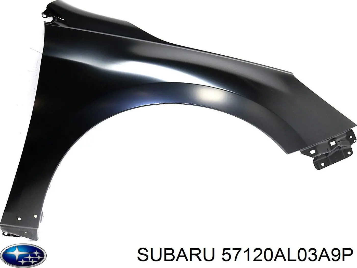 57120AL03A9P Subaru guardabarros delantero izquierdo