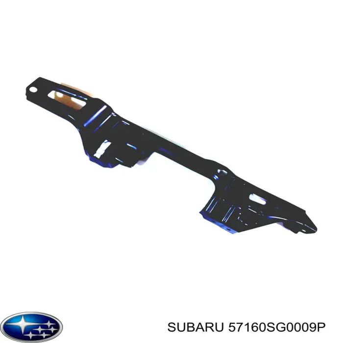 57160SG0009P Subaru soporte para guardabarros delantero, derecho delantero