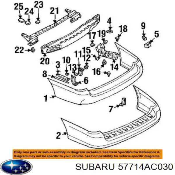  Subaru 57714AC030 precio, desde 4,87 EUR