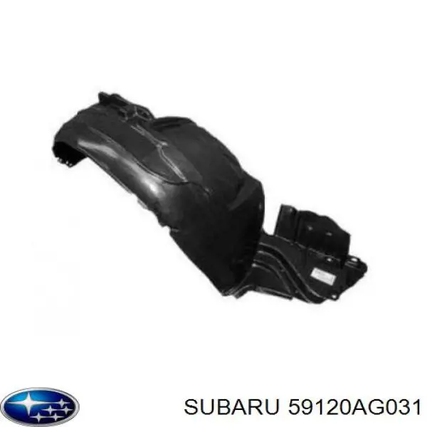 Comprar 59120AG031 Subaru Guardalodos interior izquierdo, guardafango delantero