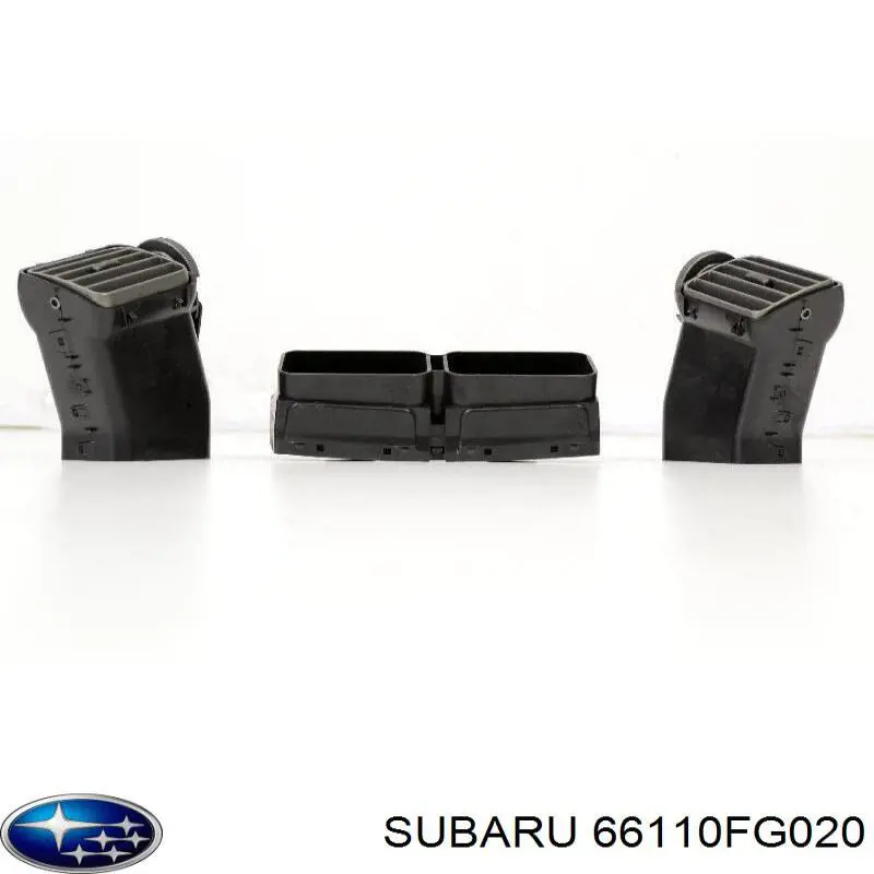 Rejilla de ventilación de salpicadero Subaru 66110FG020