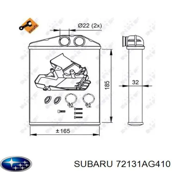 Actuador de compuerta de calefacción Subaru Legacy IV sedán (B13) (2003 - 2009) precio, desde 86,26 EUR