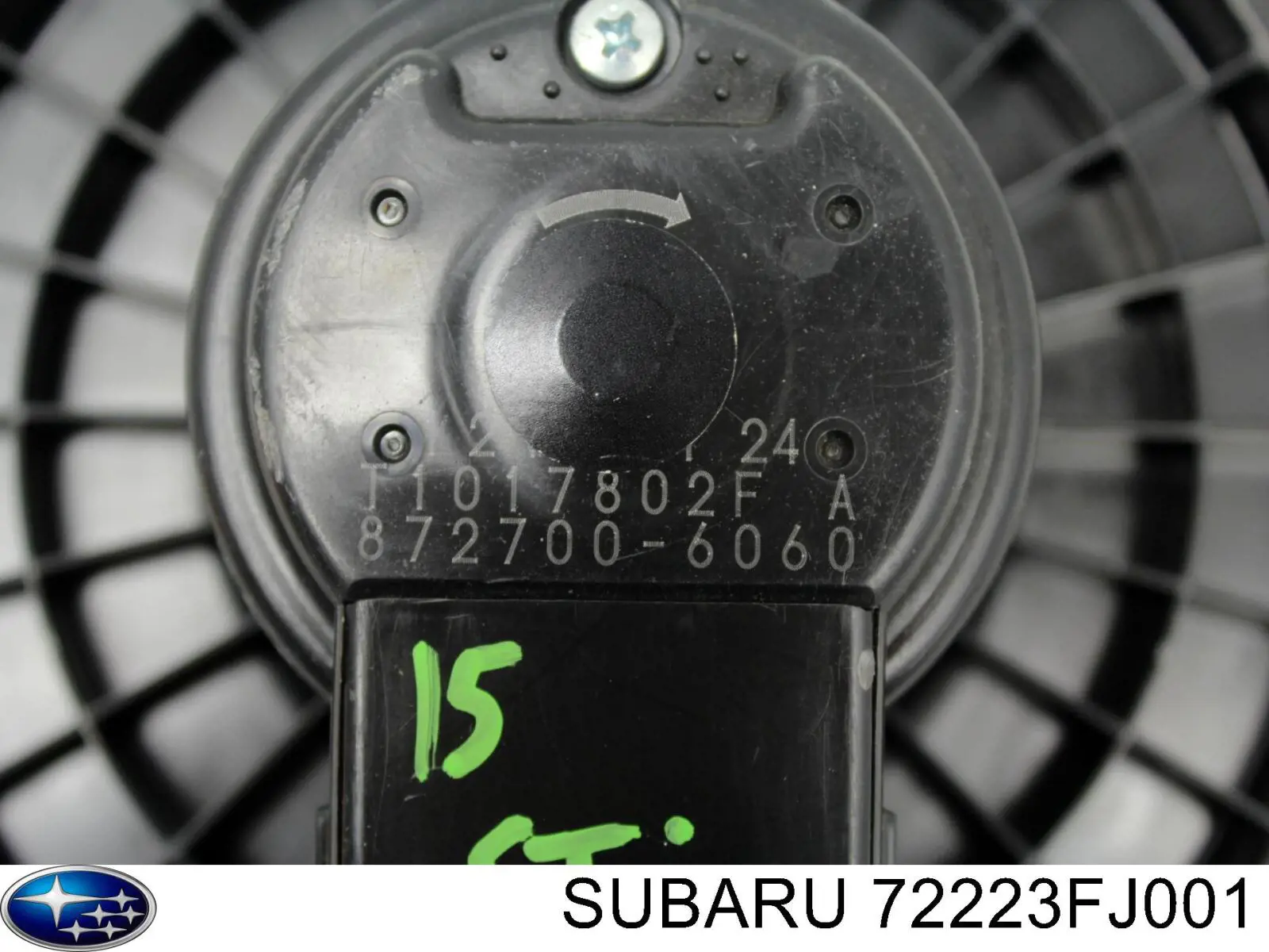 Ventilador habitáculo 72223FJ001 Subaru