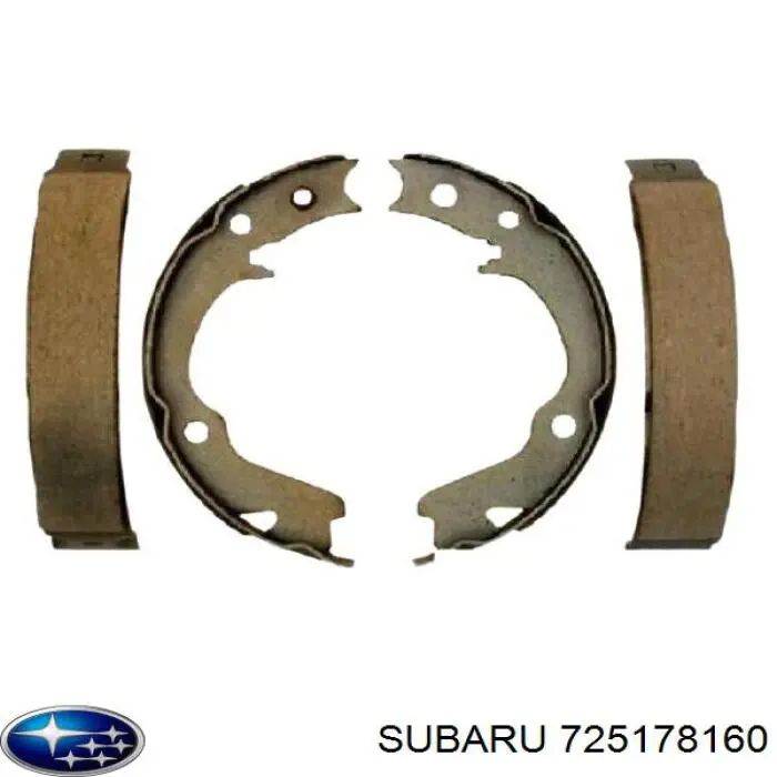 725178160 Subaru zapatas de frenos de tambor traseras