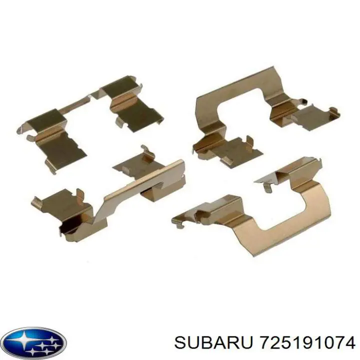 725191074 Subaru pastillas de freno delanteras