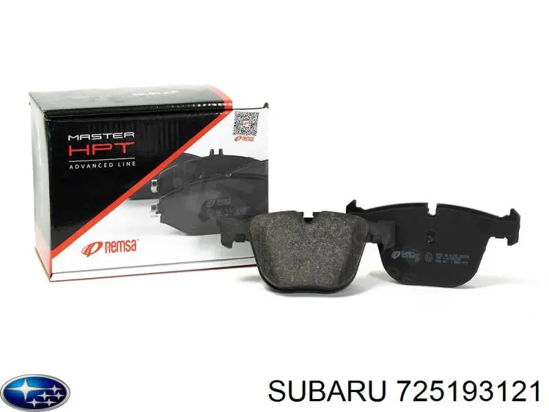 725193121 Subaru pastillas de freno delanteras