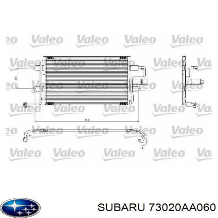 Aire acondicionado capacitor Subaru Legacy I sedán (BC) (1989 - 1994) precio, desde 89,69 EUR