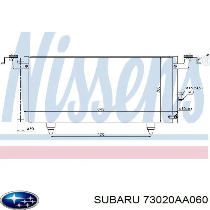 Comprar Condensador aire acondicionado Subaru Legacy I BC