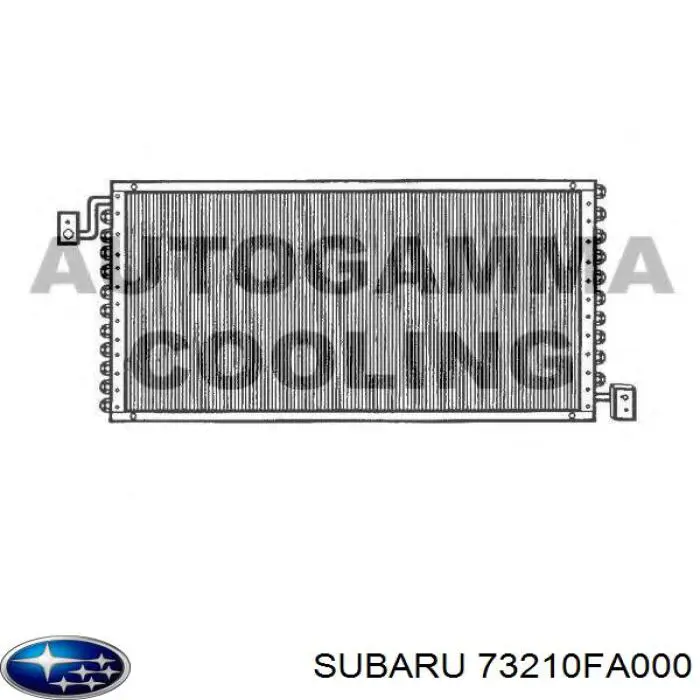 73210FA000 Subaru condensador aire acondicionado