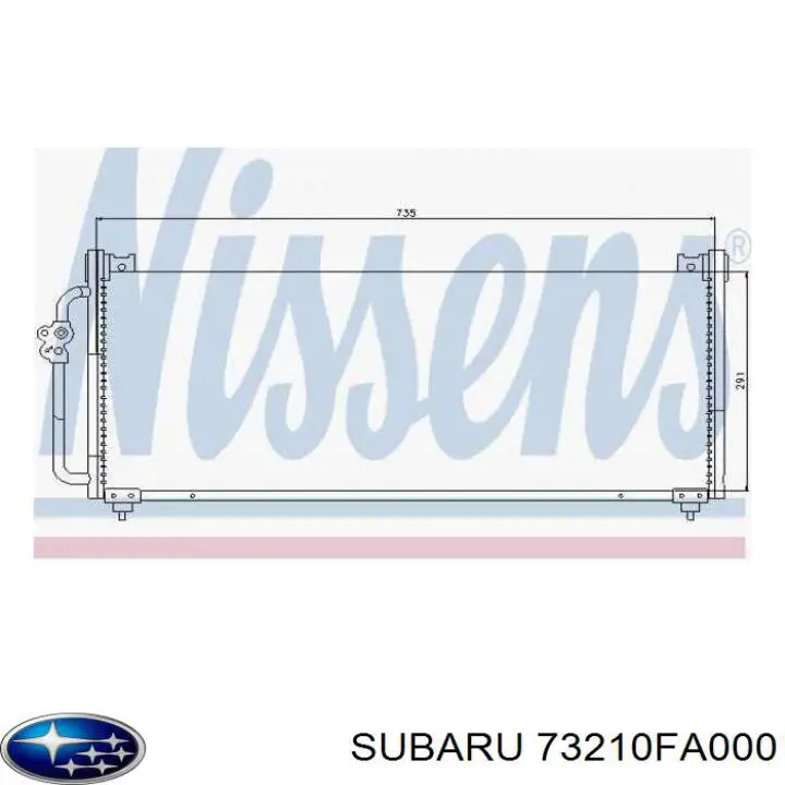 Condensador aire acondicionado 94364 Nissens