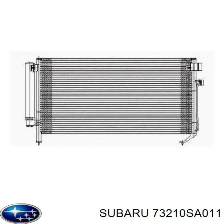 73210SA011 Subaru condensador aire acondicionado