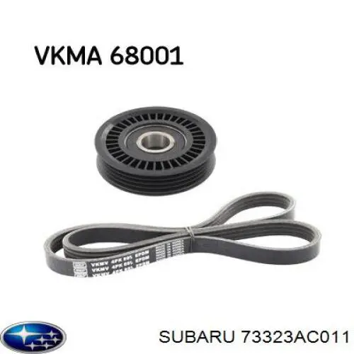 Correa trapezoidal Subaru Forester 1 S10, SF