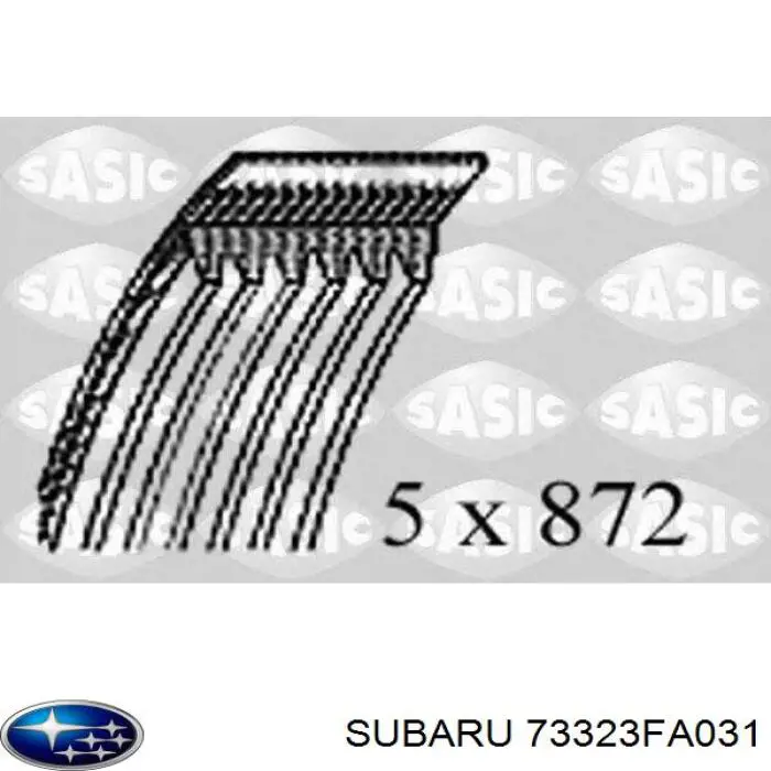 Correa trapezoidal Mazda 323 BG