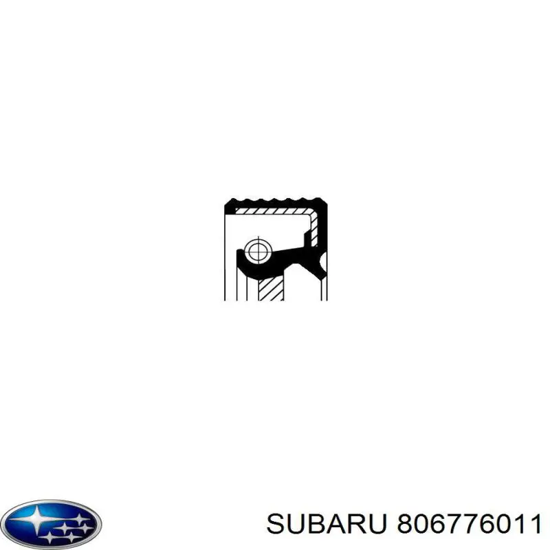 806776011 Subaru anillo retén, cigüeñal