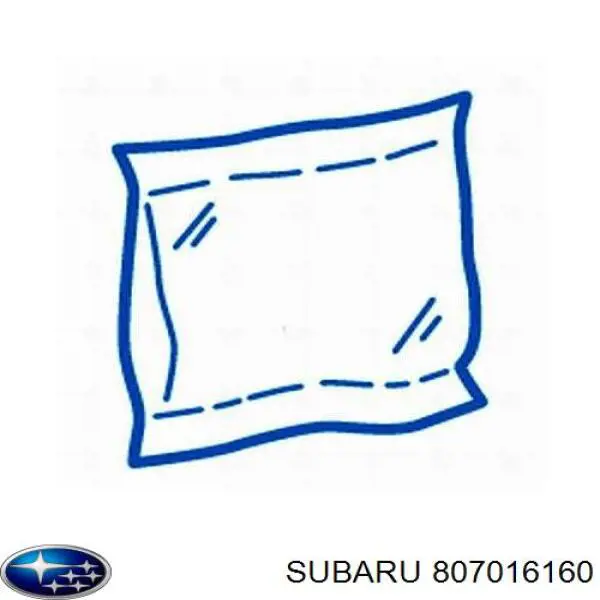 807016160 Subaru tapón roscado, colector de aceite