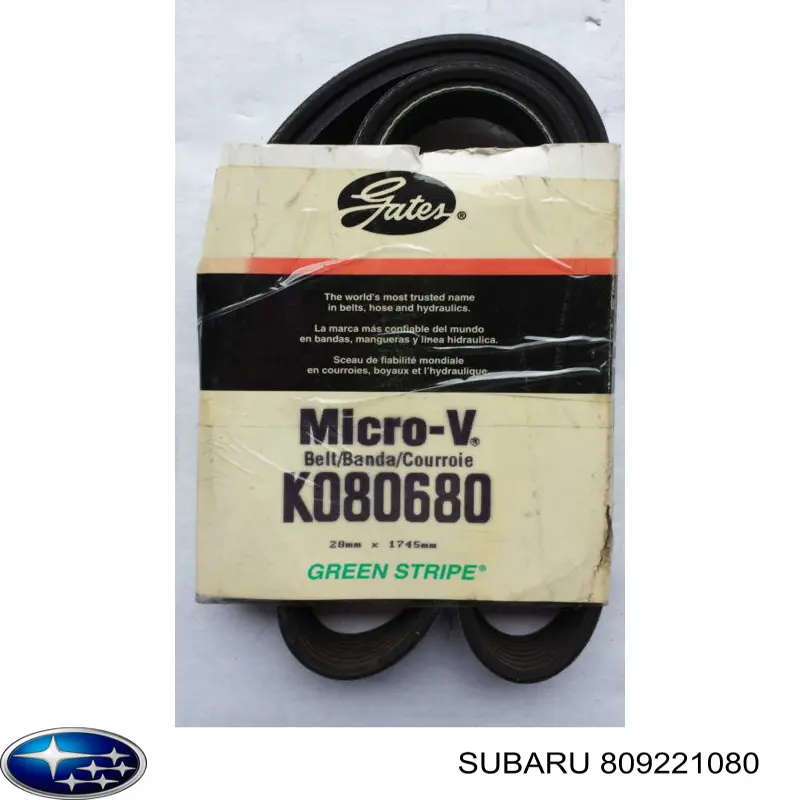 Correa de alternador 809221080 Subaru