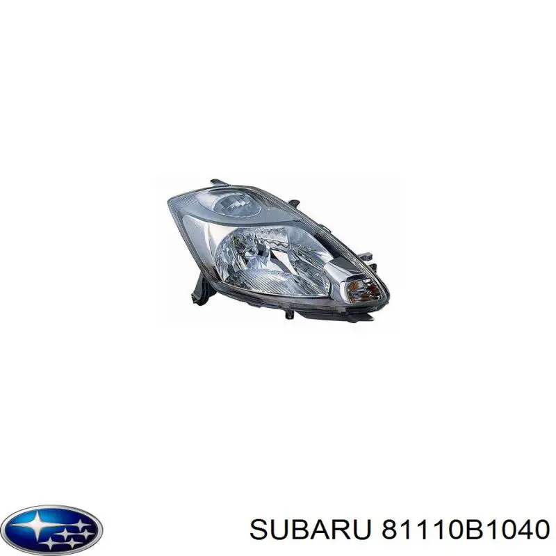 81110B1040 Subaru faro derecho