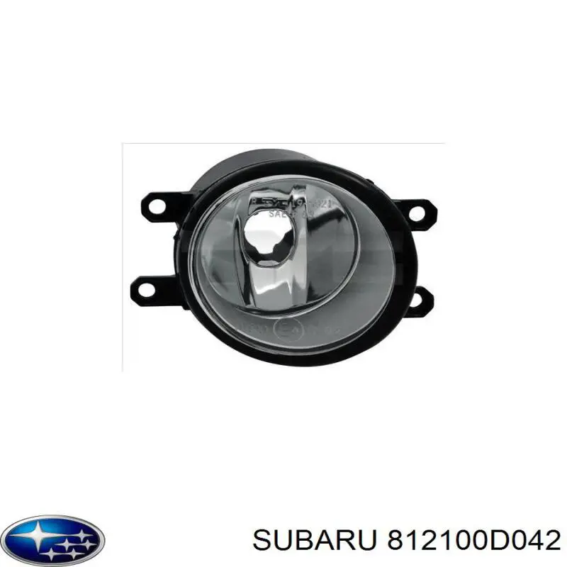 812100D042 Subaru faro antiniebla derecho