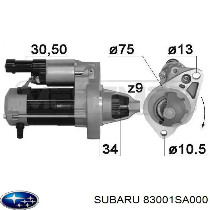 Interruptor de la luz antiniebla para Subaru Forester 