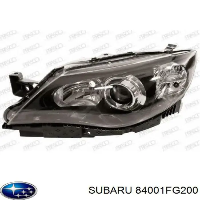 84001FG200 Subaru faro derecho