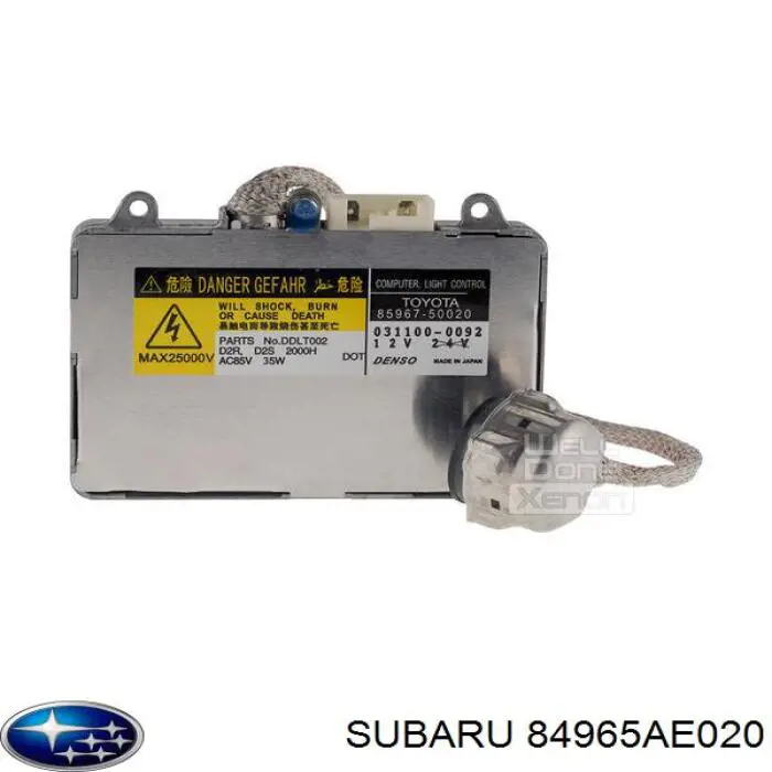 84965AE020 Subaru bobina de reactancia, lámpara de descarga de gas