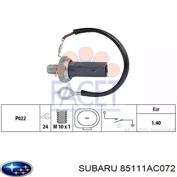  Subaru 85111AC071 precio, desde  
