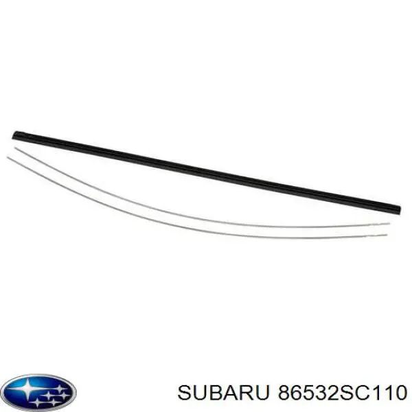 86532SC110 Subaru brazo del limpiaparabrisas, lavado de parabrisas, luna delantera