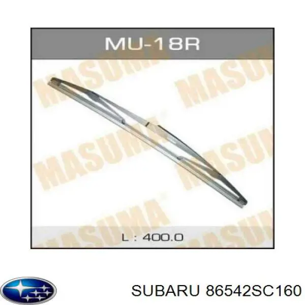 Escobilla del limpiaparabrisas del lado del pasajero Subaru 86542SC160 precio, desde 11,17 EUR