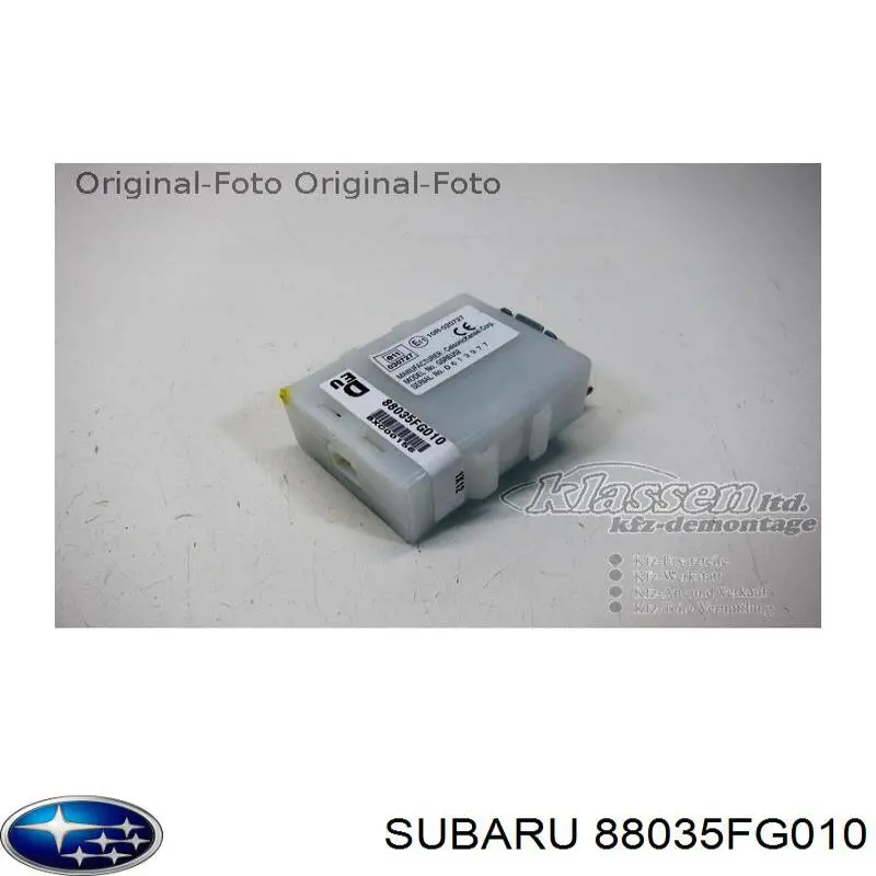 Comprar 88035FG010 Subaru Módulo de cierre centralizado