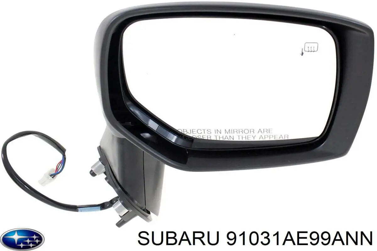 Espejo retrovisor izquierdo para Subaru Legacy III BE, BH